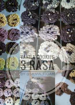 Vanilla cookies 3 Rasa (Chocochips, Choconut, Taro) #25
