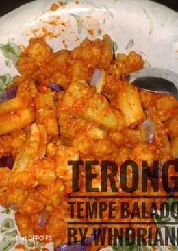 Terong tempe balado