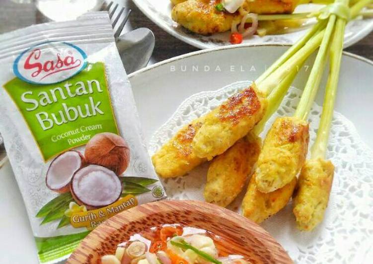 resep lengkap untuk Sate Lilit Sambal Matah