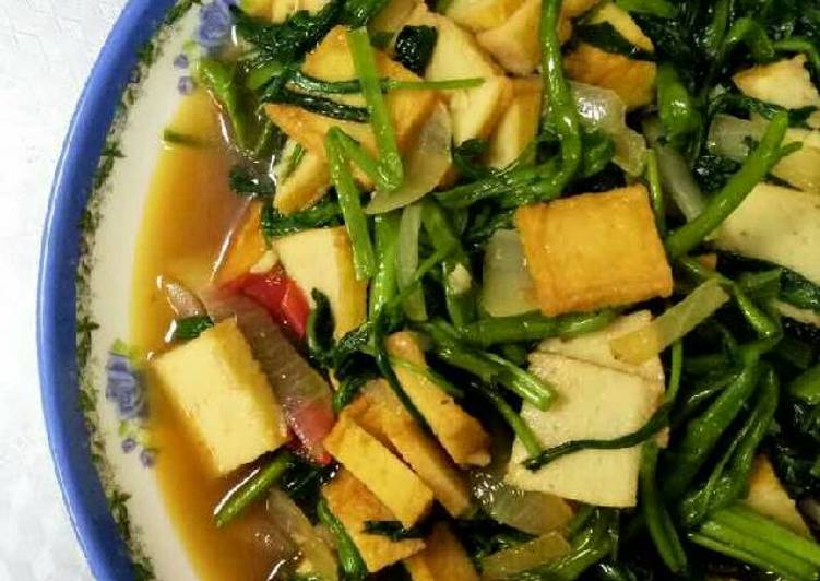 Resep Ca Kangkung Tofu Ikan Oleh Irene