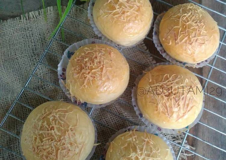 gambar untuk resep Eggless Cheese Bread, Simple !!!