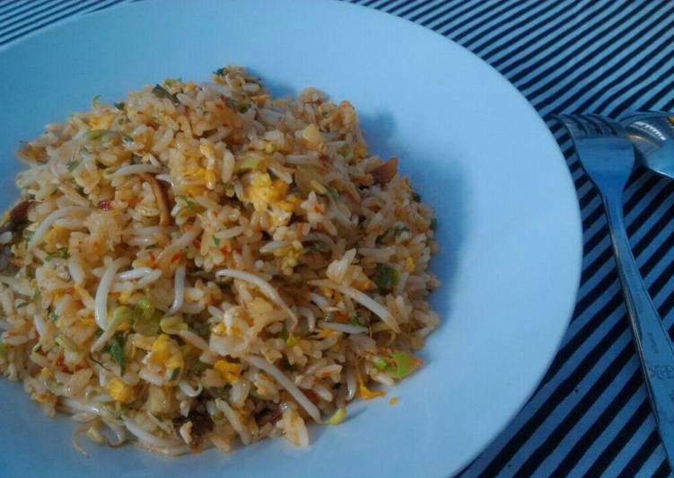 cara membuat Nasi Goreng Mentega