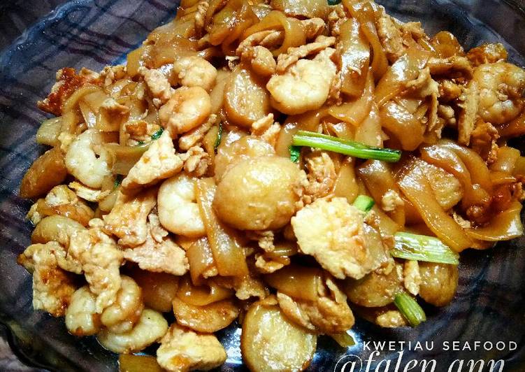 Resep Kwetiau seafood Kiriman dari falen ann