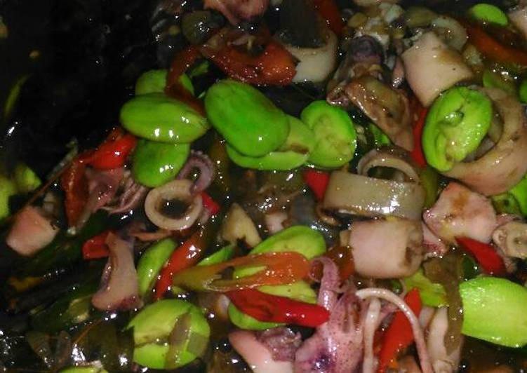 resep Pete cumi asin cabe ijo