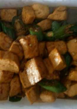 Tahu kecap cabe hijau