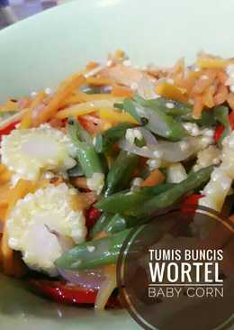 Tumis Buncis Wortel Baby Corn