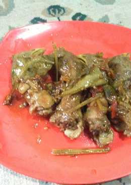 Kepala ayam teriyaki manis pedas
