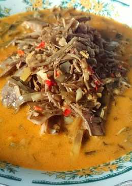 Sayur Santan Pedas Jantung Pisang