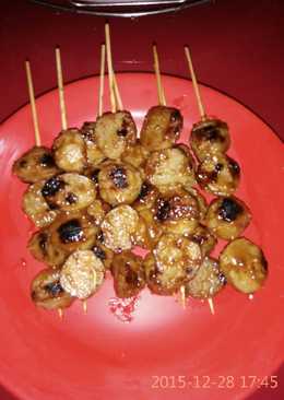 bakso sapi bakar saos barbeque