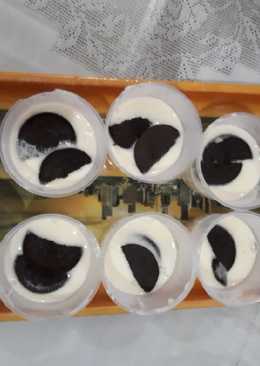 Puding Susu Oreo