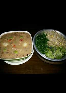 Sambal tumpang tahu telor