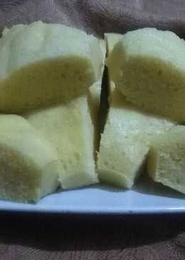 Bolu keju kukus putih telur (rebake)