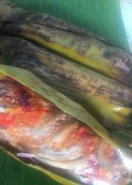 Pepes Bakar Teri Basah