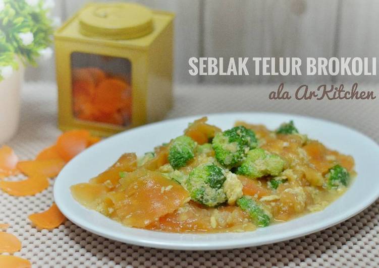 resep masakan 35. Seblak Telur Brokoli (asli Bandung) ala ArKitchen