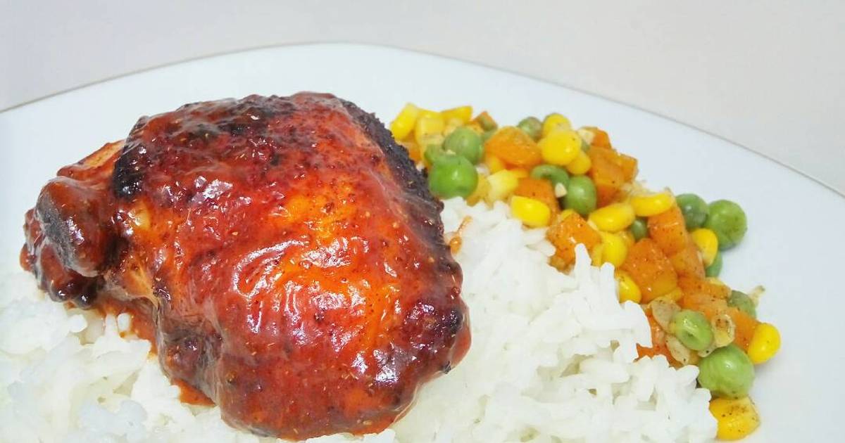 Resep Spicy Glaze Chicken ala aitiiiy