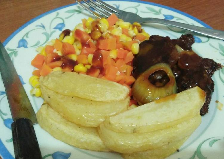 Resep Beef Steak Simple By Merry Kusumarani