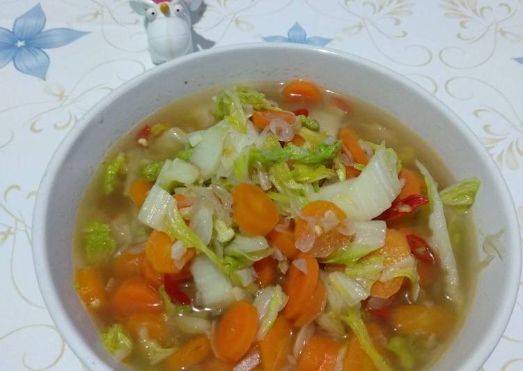 Tumis sawi putih