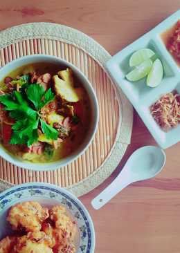 Soto Kuning Jamur Kuah Santan