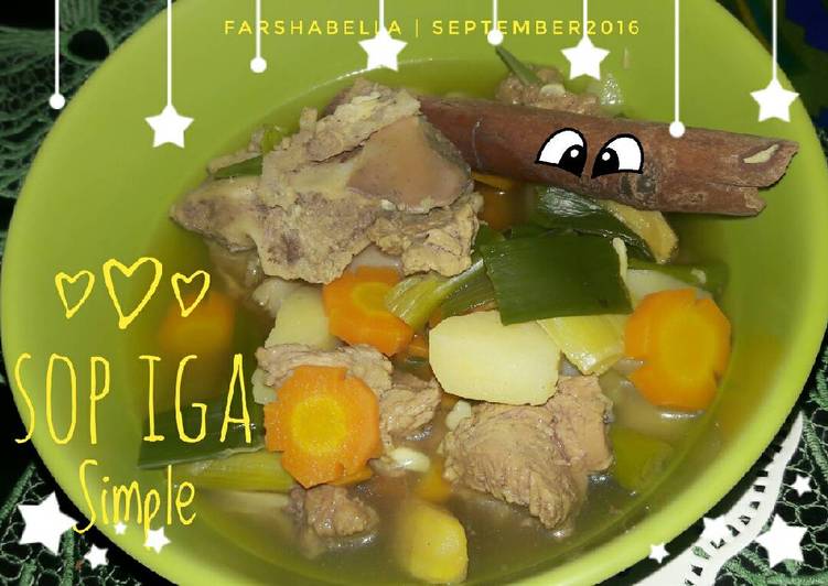 resep Sop Iga Sapi Simple ??