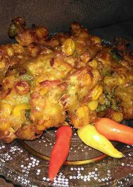 Dadar jagung daun jeruk