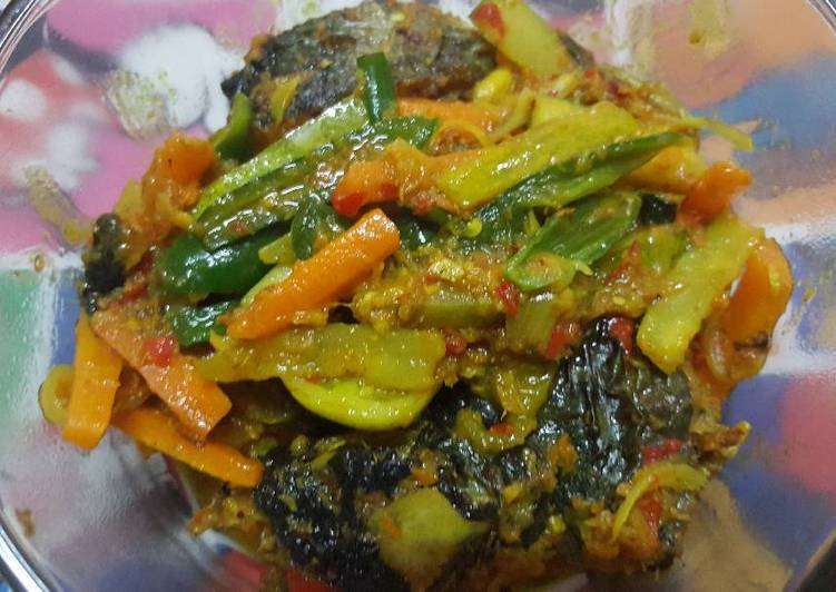 resep makanan Ikan Patin Acar Kuning