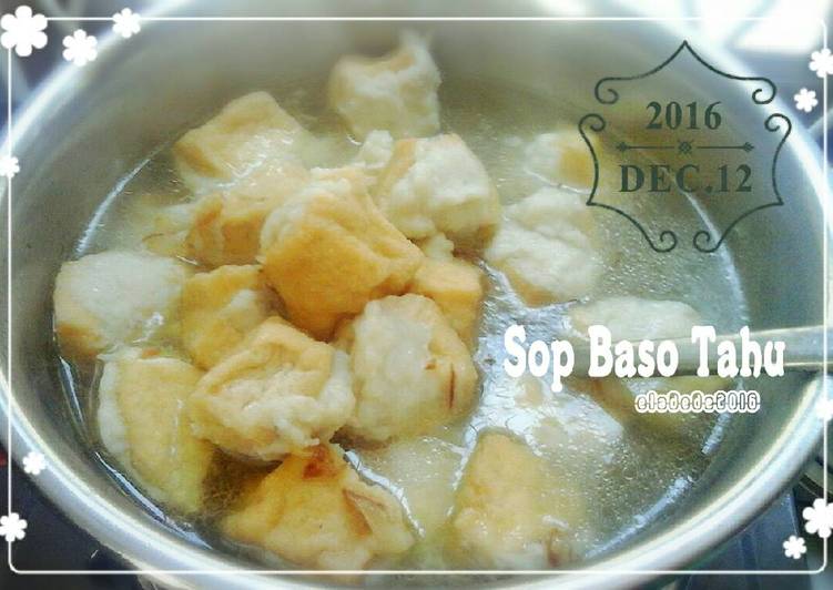 Resep Sop Baso Tahu - dapoer_eladede