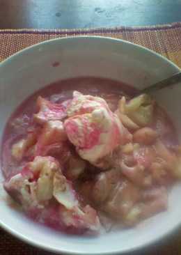 Ice cream buah segar