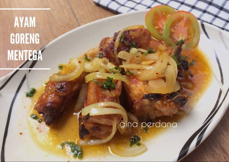 Resep Ayam goreng mentega Dari gina perdana