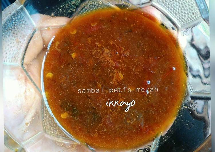 resep Sambal petis merah