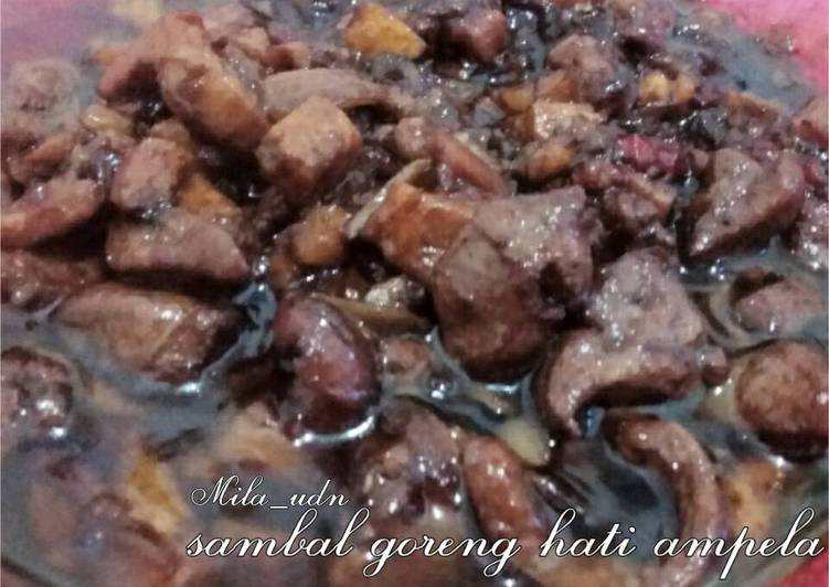 resep masakan Sambal goreng hati ampela