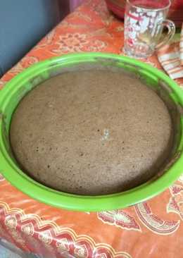 Bolu kukus agar agar cokelat