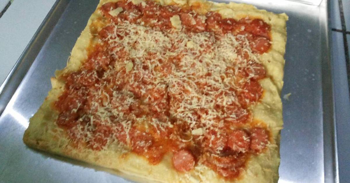 123 resep  pizza kotak  enak dan sederhana Cookpad