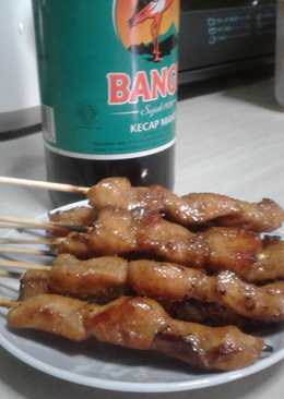 Sate ayam teflon