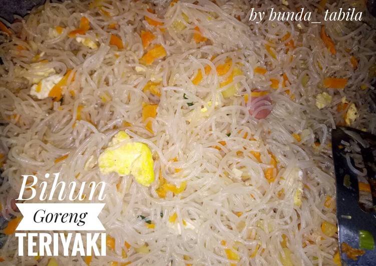 resep makanan Bihun Jagung Goreng Teriyaki