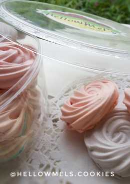 Kue Busa Mawar (Meringue Roses Cookies) ala Amel