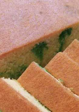 Marmer cake pandan| 3 telur |irit|mudah|bolu simple