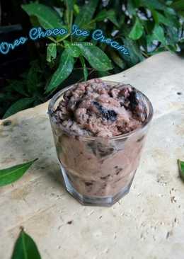 Oreo Choco Ice Cream (simpel, 3 bahan utama)
