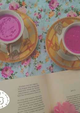 Red dragon fruit smoothies