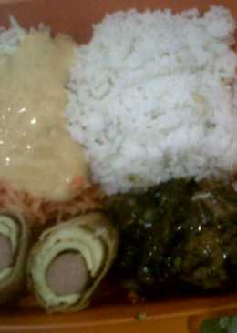 Paket bento sederhana