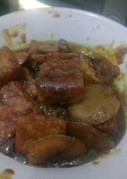 Semur tempe jengkol