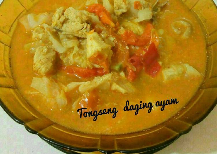 cara membuat Tongseng daging ayam