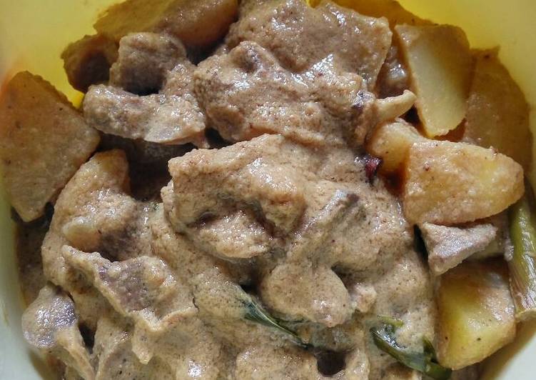 cara membuat Hati n empela masak putih