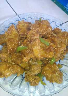 Ayam crispy saus tiram