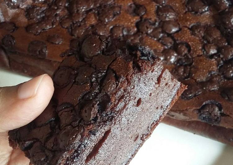 gambar untuk cara membuat Brownies kentang