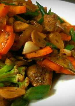 Tumis Ayam Lada Hitam (Diet)