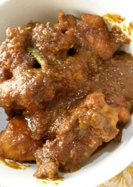 Ayam kari bumbu kering pedas