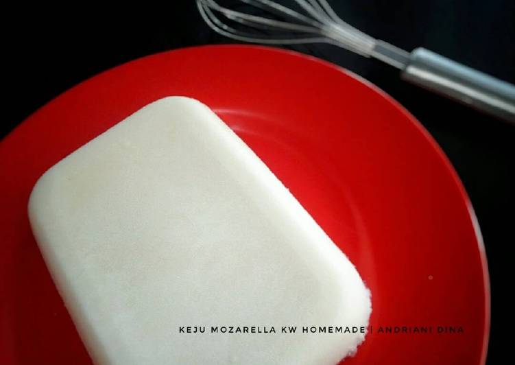 cara membuat Keju Mozarella Homemade Kw