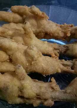 Ceker Goreng Tepung garing diluar lembut didalam