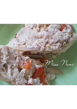 Pepes Tahu Teri 2 Langkah (eggless)