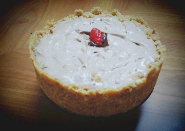 gambar untuk resep ? No bake mini Nutella cheese cake ? (?•??•??)